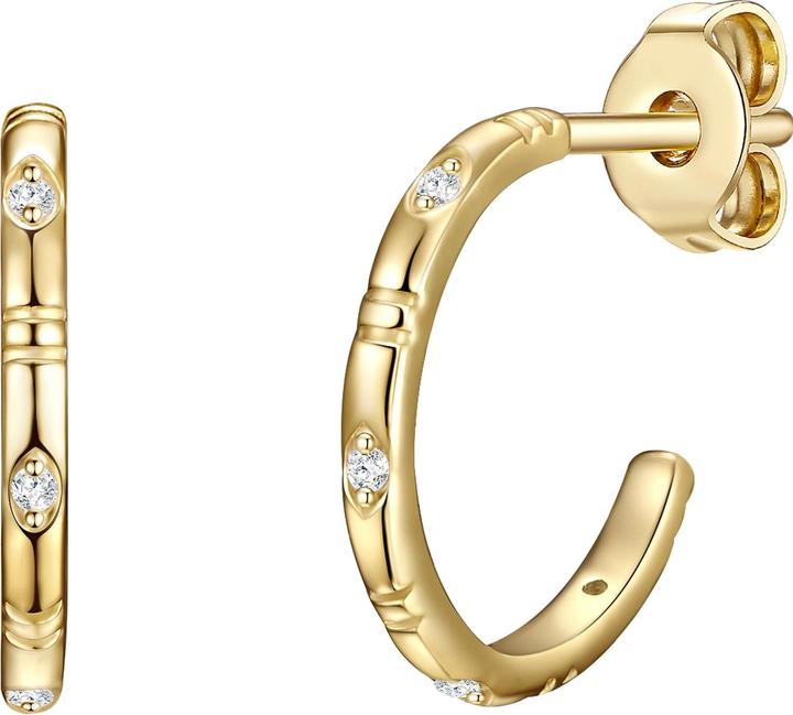 Glanzstücke München Damen Sterling Silber Zirkonia gelbgold - 15830 (Sterling Silber)
