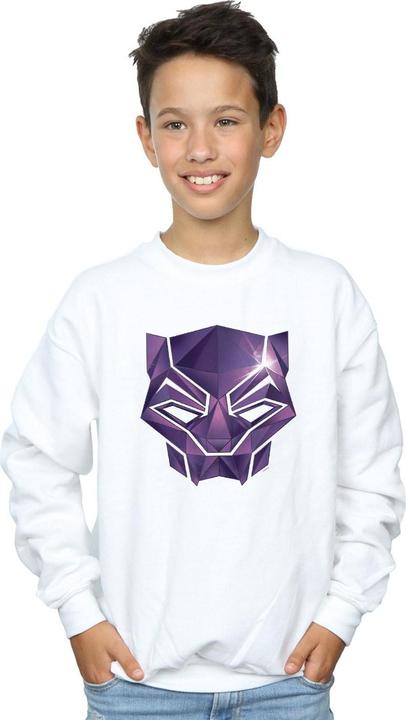 Immagine prodotto Avengers Infinity War Black Panther Geometric Felpa Ragazzi (140, 146)