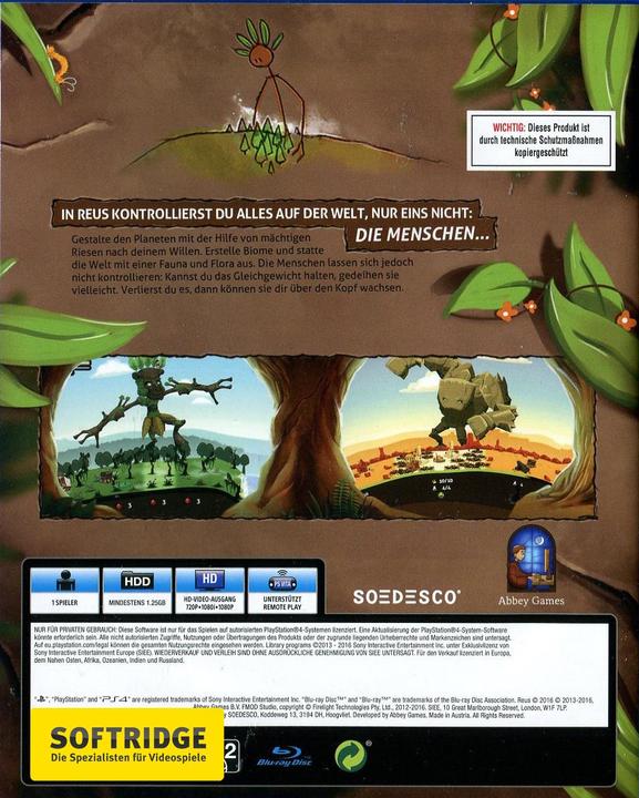 Produktbild Reus (PS4, DE)