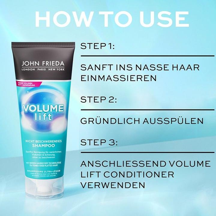Immagine prodotto John Frieda Sollevamento del volume (500 ml, Shampoo liquido)