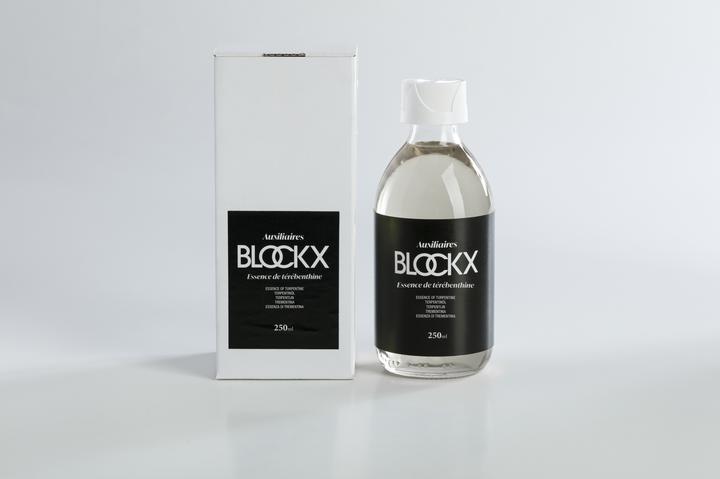 Image du produit BlockX Essence de térébenthine 250 ml - Flacon en verre -