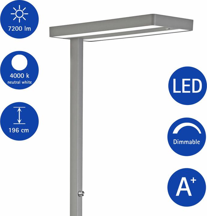 Immagine prodotto Maul Stehleu.LED juvis sens.sil (7200 lm)
