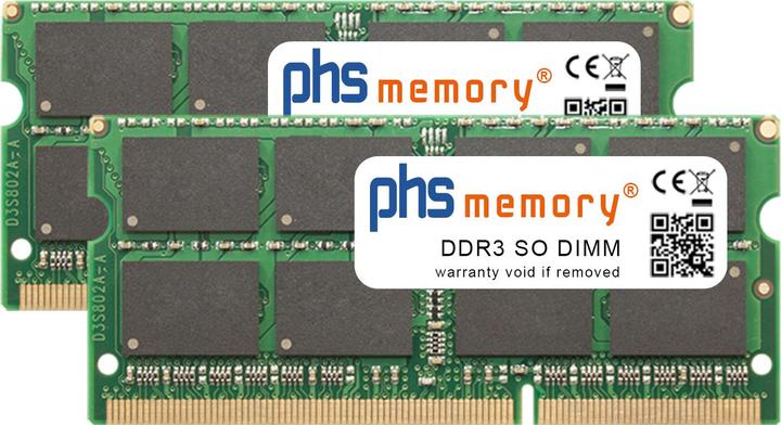 Actual product image PHS-memory RAM suitable for QNAP TS-453BU-RP-4G (QNAP TS-453BU-RP-4G, 2 x 8GB)