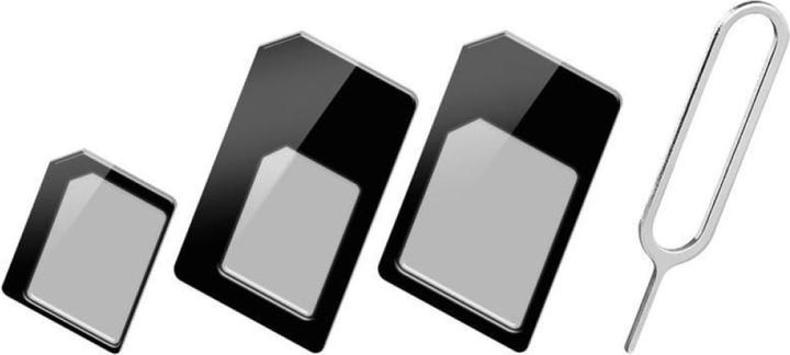 PowerGuard Sim Card Adapter Set mit Opening Tool (4-in-1)