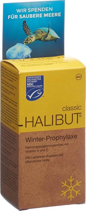 Actual product image Halibut Vitamin A and D capsules (280 Piece, Capsules, 107 g)