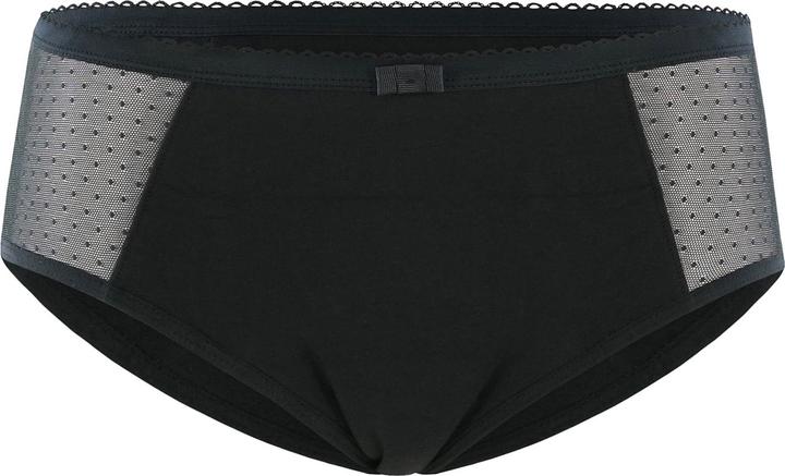 Actual product image DIM Boxer Lace Strong Black with Mesh Detail (S)