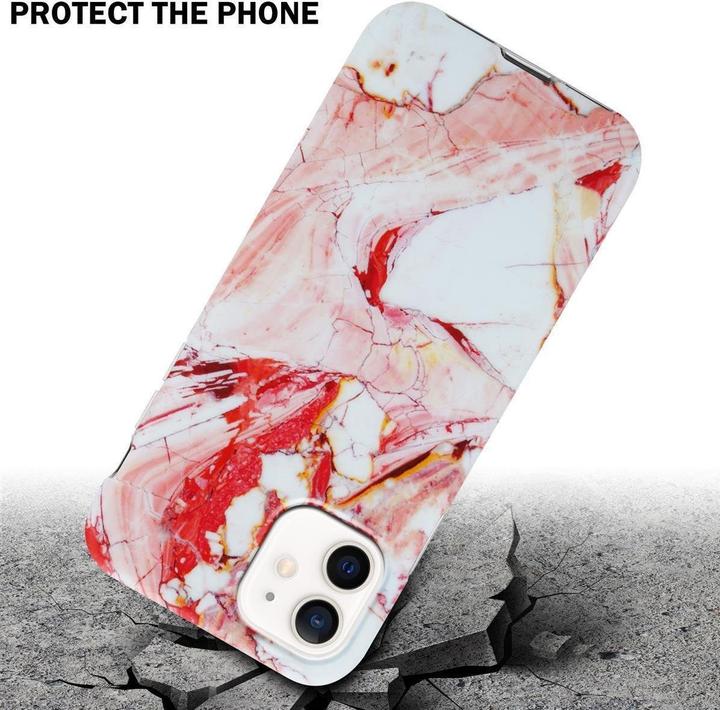 Immagine prodotto Cadorabo IMD TPU Colourful Marble Cover (Apple iPhone 12, Realme 12 Pro+)