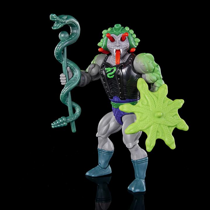 Actual product image Mattel Masters of the Universe Origins Deluxe Snake Face