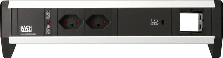 Image du produit Bachmann Multiprise de table DESK 1, 2x T13, 1x USB C, 1x Custom (2 x, Type 13, USB-A, USB-C)