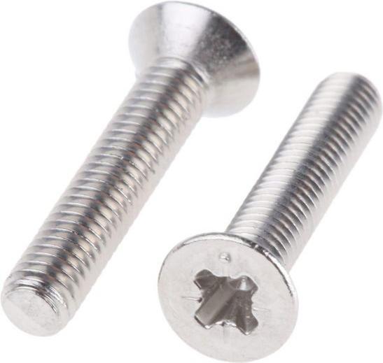 Image du produit Rs Pro ZnPt stl cross csk head screw,M2.5x10mm (100 Vis par pièce)