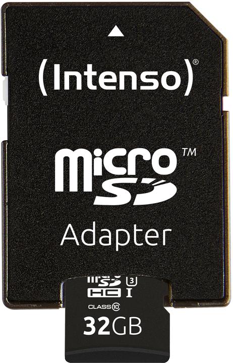 Image du produit Intenso microSD professionnel (32 Go, microSDHC, U1, UHS-I)