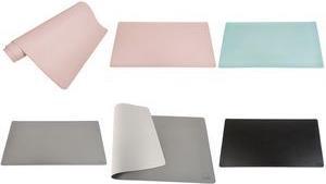 Actual product image Helit Plastic desk pad grey