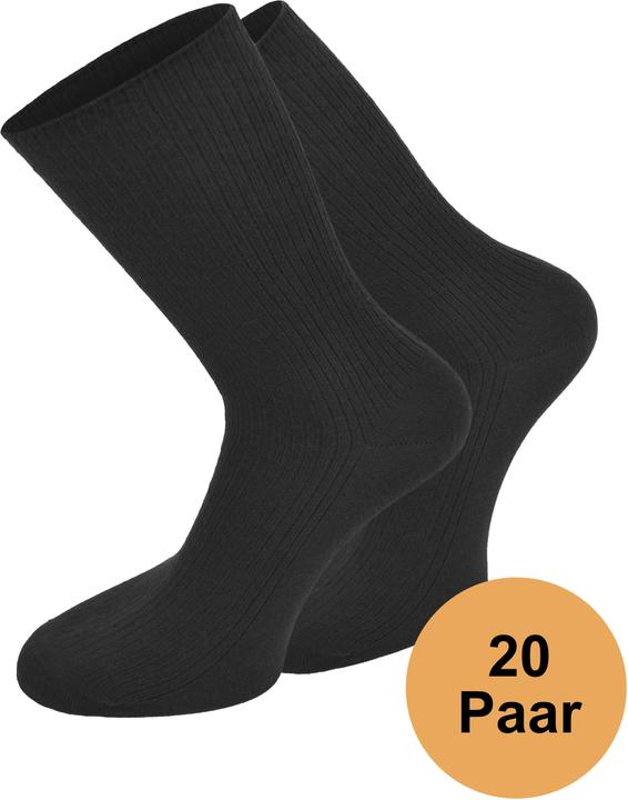 Actual product image Normani 20 Paar Socken Unisex Business Socks Baumwollsocken Berufssocken - 9685 (35 - 38)