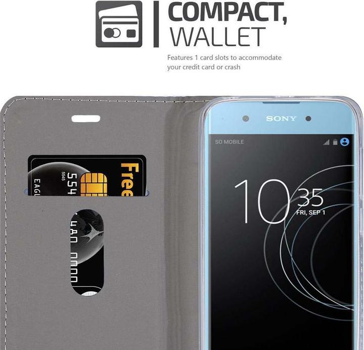 Actual product image Cadorabo Book Jeans Optics Cover (Sony Xperia XA1 Plus)