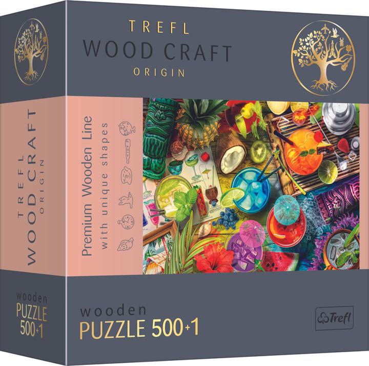Produktbild Trefl Holz Puzzle Bunte Cocktails 500+1T (501 Teile)