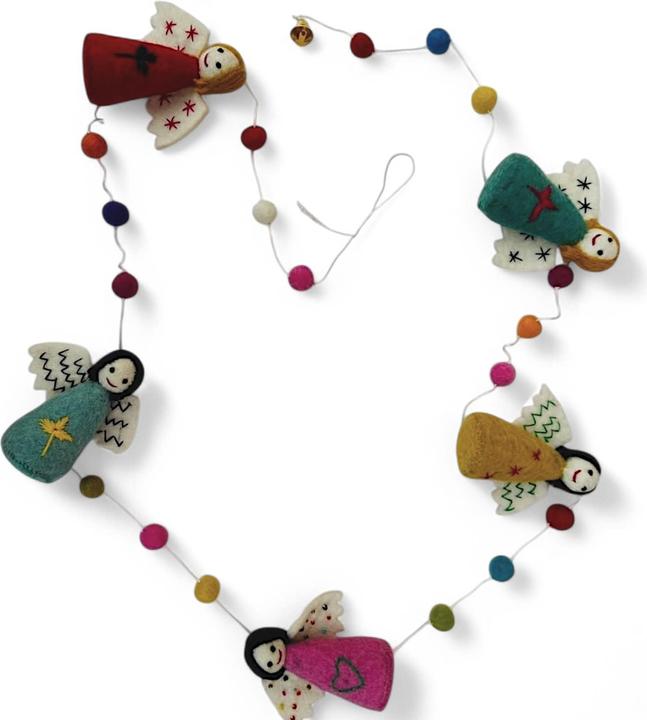 Actual product image sense&purpose Felt garland angel