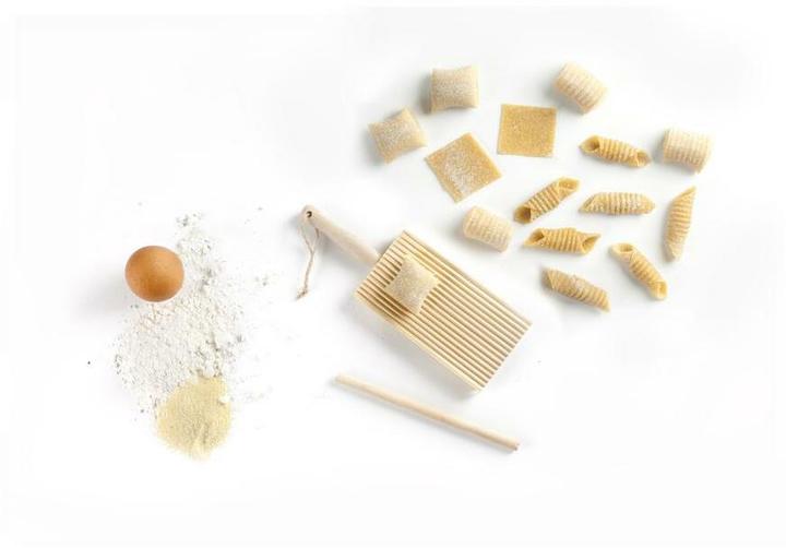 Actual product image Ibili Gnocchi/Garganelli board with stick Practical help for shaping gnocchi and garganelli