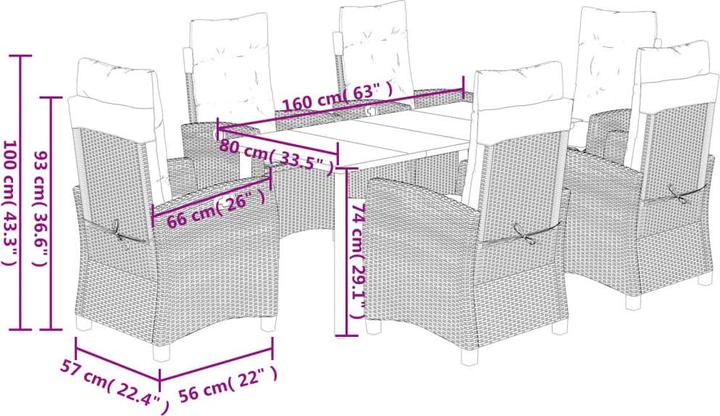 Actual product image VidaXL Karamba (160 cm)