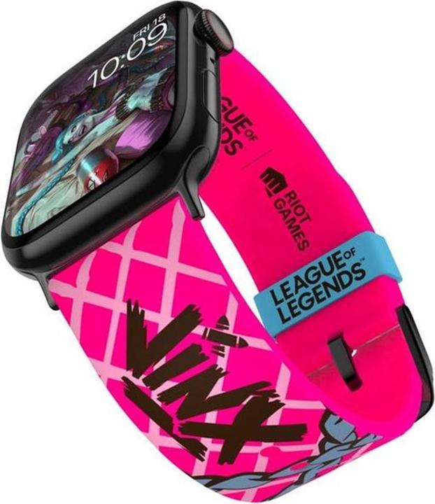 Image du produit Moby Fox League of Legends bracelet pour smartwatch Jinx (22 mm, Acier inoxydable, Silicone, 3, 4, Apple Watch Series 1)