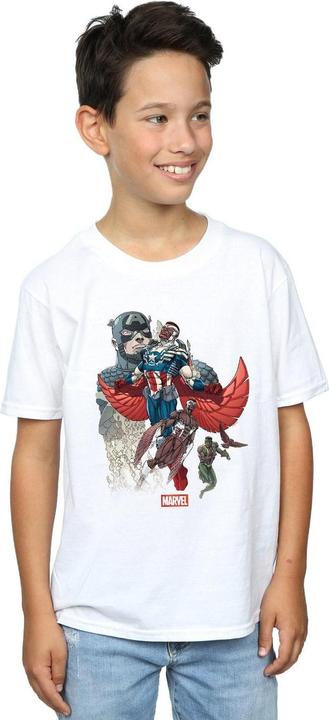 Produktbild Captain America Falcon Evolution TShirt Jungen (152, 158)