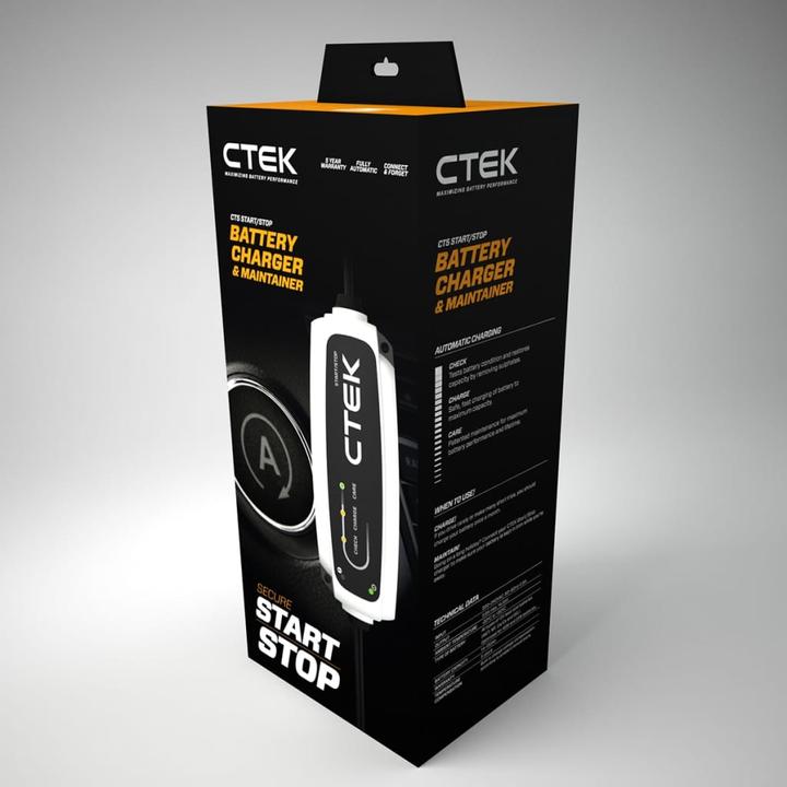 Actual product image Ctek CT5 S&S Lead Acid Charger 12V/5A (12V, 3.80 A)