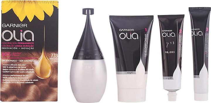 Image du produit Garnier OLIA Coloración Permanente #7,13 Rubio Canela 4 pz (7,13 Rubio Canela)