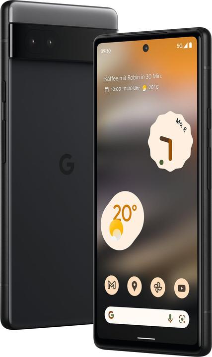 Actual product image Google Pixel 6a (128 GB, Charcoal, 6.10", SIM + eSIM, 12.20 Mpx, 5G)