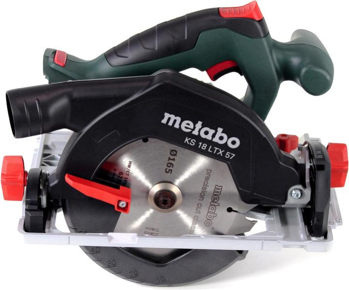 Actual product image Metabo KS 18 LTX 57 Cordless circular saw 18 V 165 x 20 mm ( 601857840 ) + 2x 10.0 Ah battery + charger