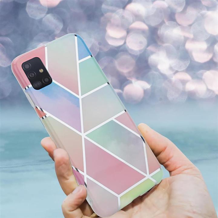 Actual product image Cadorabo IMD TPU Colorful Marble Cover (Samsung Galaxy M40s)