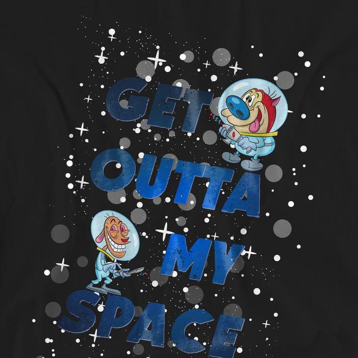 Image du produit Ren & Stimpy - T-shirt GET OUTTA MY SPACE - Adulte (XXL)
