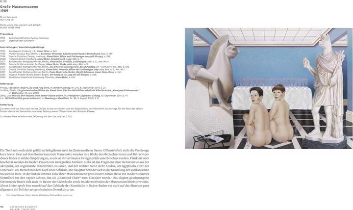 Produktbild Catalogue Raisonné Malerei & Zeichnungen/Radierungen (Englisch, Deutsch, Almut Heise, Marie-Catherine Vogt, 2024)