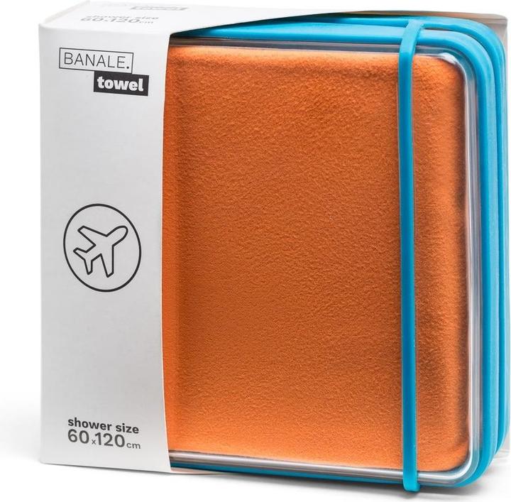 Produktbild Banale Weiches Mikrofasertuch mit Behälter für Sport und Reise (13 x 4.5 x 13 cm)