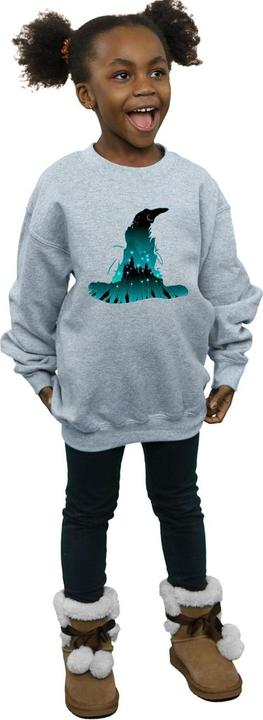 Actual product image Girls Hogwarts Silhouette Sweatshirt (116)
