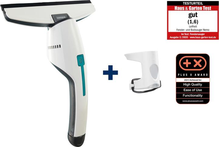 Actual product image Leifheit Nemo Click window and bathroom vacuum cleaner