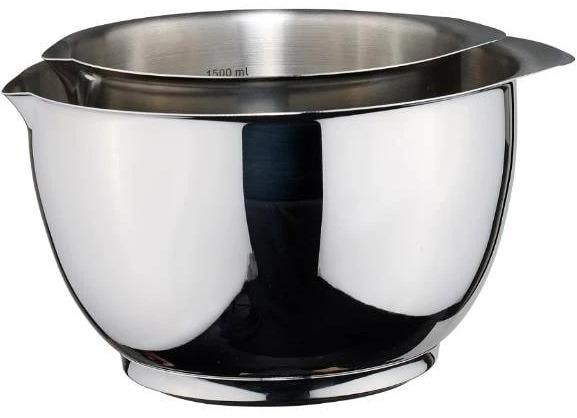 Actual product image Rosti Mixing bowl set Margrethe 1.5 l 3 l, silver (3 l, 2 x)