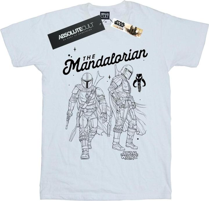 Immagine prodotto Star Wars The Mandalorian Hunter Profile Maglietta Uomo (M)