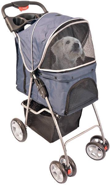 Image du produit Duvoplus Poussette PET BUGGY, 4 roues, 80x46x100cm (Chien, Chat, Pliable)