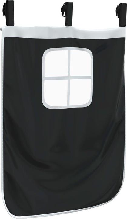 Produktbild VidaXL Vorhänge für Hochbett mit Tunnel Weiss und Schwarz