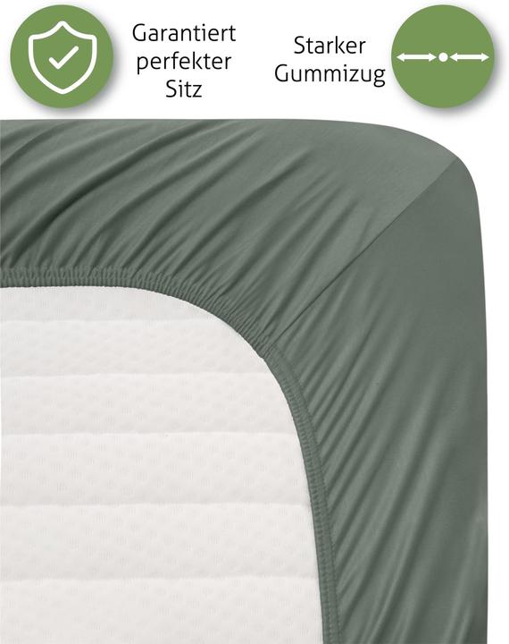 Actual product image Aspero Bamboo fitted sheet Macau (180 x 200 x 30 cm)