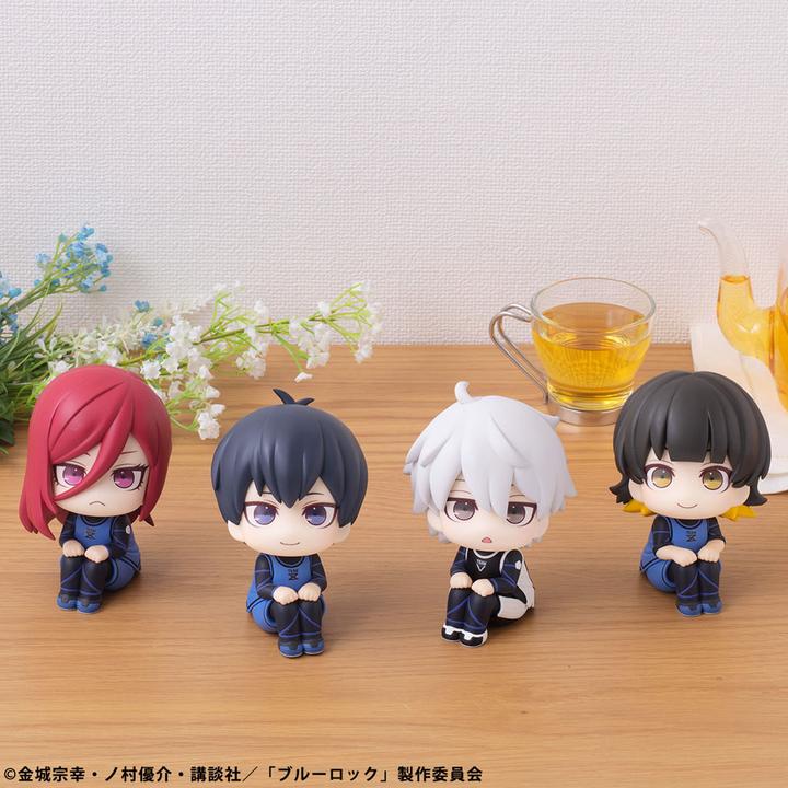 Actual product image Megahouse Blue Lock statuettes PVC Look Up Hyoma Chigiri & Seishiro Nagi Limited Ver. 11 cm
