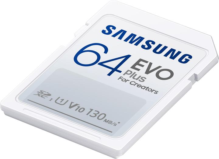 Actual product image Samsung EVO Plus Memory Card 64 GB (64 GB, SDXC, U1, UHS-I)
