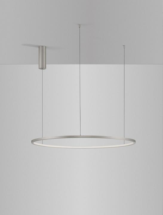 Actual product image Nova Luce TARQUIN LED pendant light silver 46W warm white 200x80cm dimmable 9345607