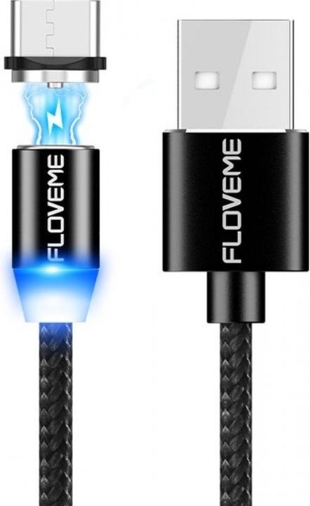Actual product image Floveme Insnap MicroUSB Charging Cable with Magnetic Plug (USB 1.0)