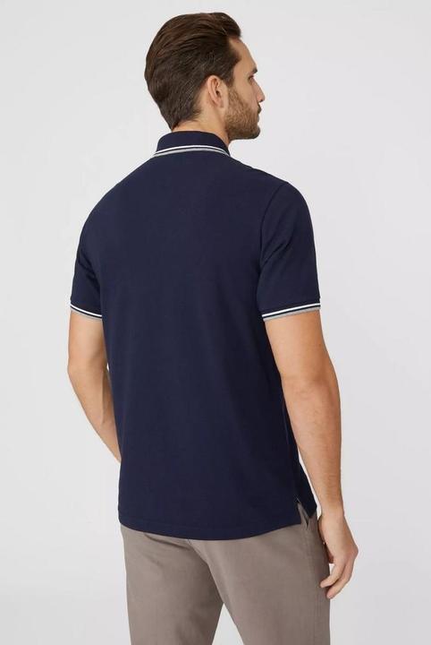 Produktbild Universal Textiles Poloshirt Mit kontrastfarbenen Streifen (XXL)