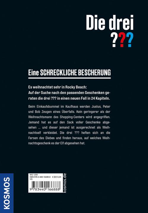 Immagine prodotto Kosmos Die drei??? Eine schreckliche Bescherung (Tedesco, Marco Sonnleitner, Andreas Ruch, 2021)