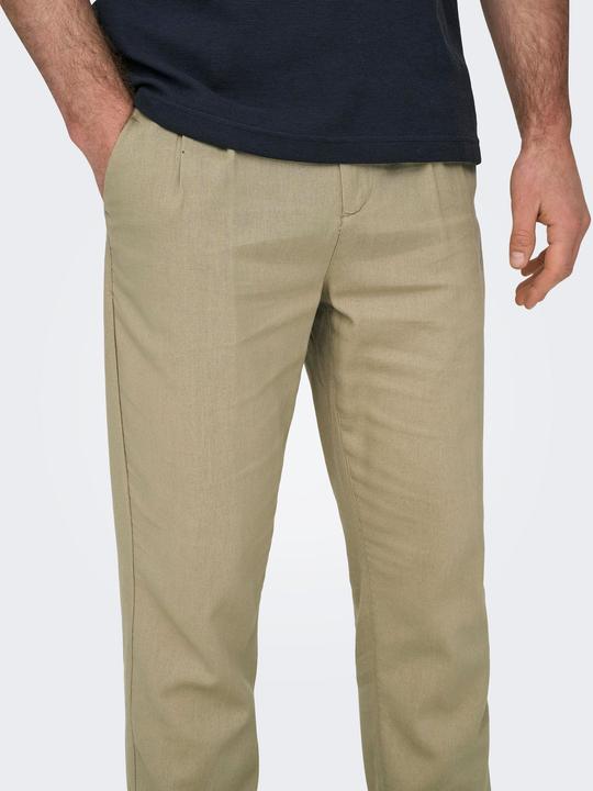 Actual product image Only & Sons ONSLEO Verjüngt und verkürzt Chino Hose Chino Hose (W29/L32)