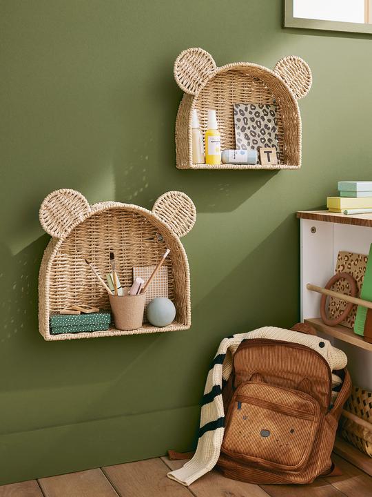 Immagine prodotto Vertbaudet Set di 2 mensole decorative per la camera dei bambini BEAR, carta