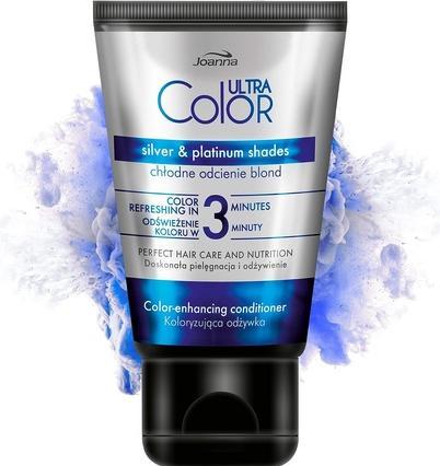 Joanna Ultra Color-Enhancing Conditioner Coloring Conditioner Cool Shadesonde Silver & Platinium (100 ml)