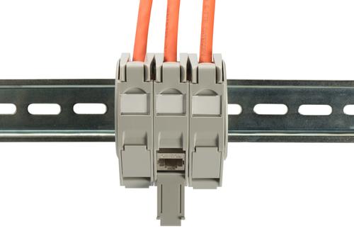Produktbild Digitus Keystone Gehäuse für Hutschienen Montage, IP20 (Keystone Modulhalter)