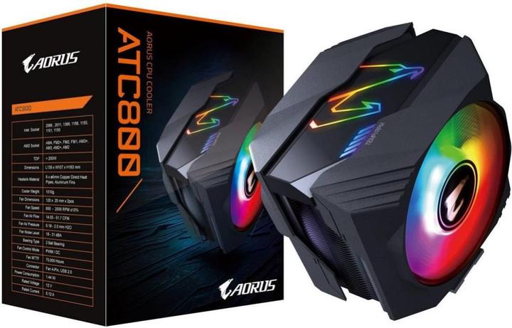 Produktbild Gigabyte GP-ATC800 CPU Cooler (163 mm)